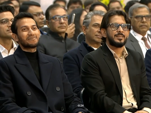 ओयो के फाउंडर रितेश अग्रवाल और बोट के को-फाउंडर अमन गुप्ता।