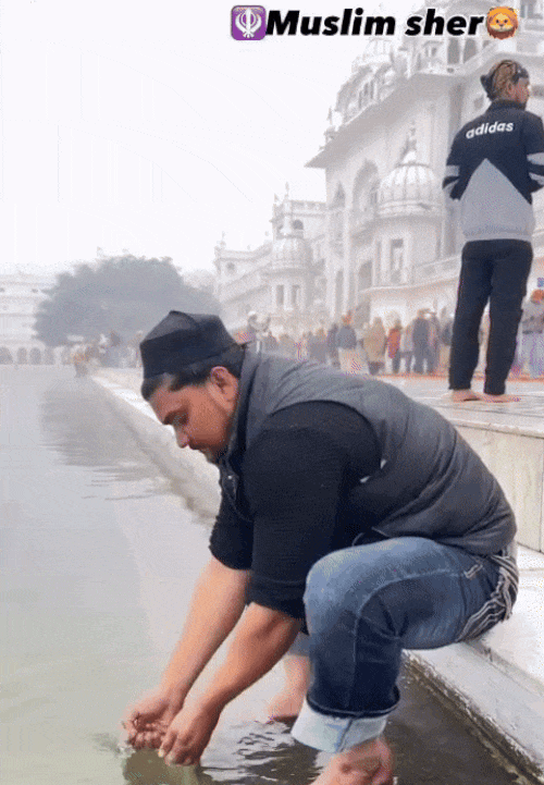 युवक ने रील में खुद को मुस्लिम शेर लिखा हुआ था। इस दौरान वह गोल्डन टेंपल भी दिखाता हुआ नजर आया।