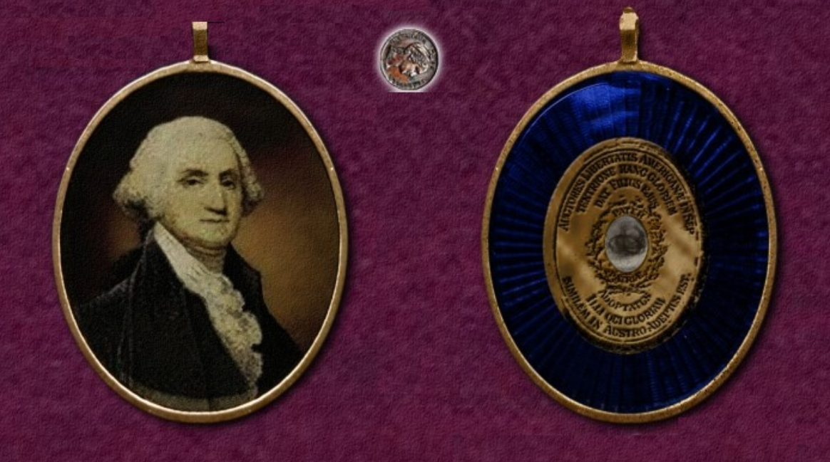 मार्क्विस डे लाफायेट ने जो मेडल बोलिवर को दिया था, उसपर जॉर्ज वॉशिंगटन की तस्वीर बनी हुई थी। यह पदक अमेरिका की तरफ से भाईचारे का तोहफा था