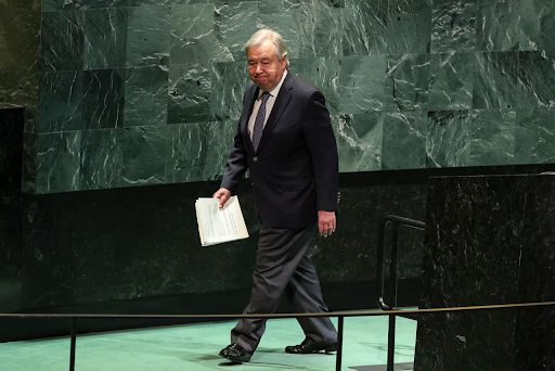 संयुक्त राष्ट्र के महासचिव एंटोनियो गुटेरेस ने सुरक्षा परिषद में ईरान के साथ तनाव पर चर्चा के दौरान संयम बरतने का आग्रह किया।