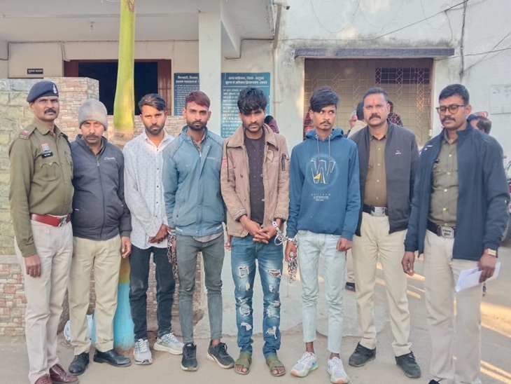 कोर्ट से जेल भेजे गए गिरफ्तार आरोपी