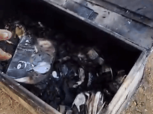 घर में फसल बेचकर रखे 10 लाख रुपए भी जलकर राख हुई।