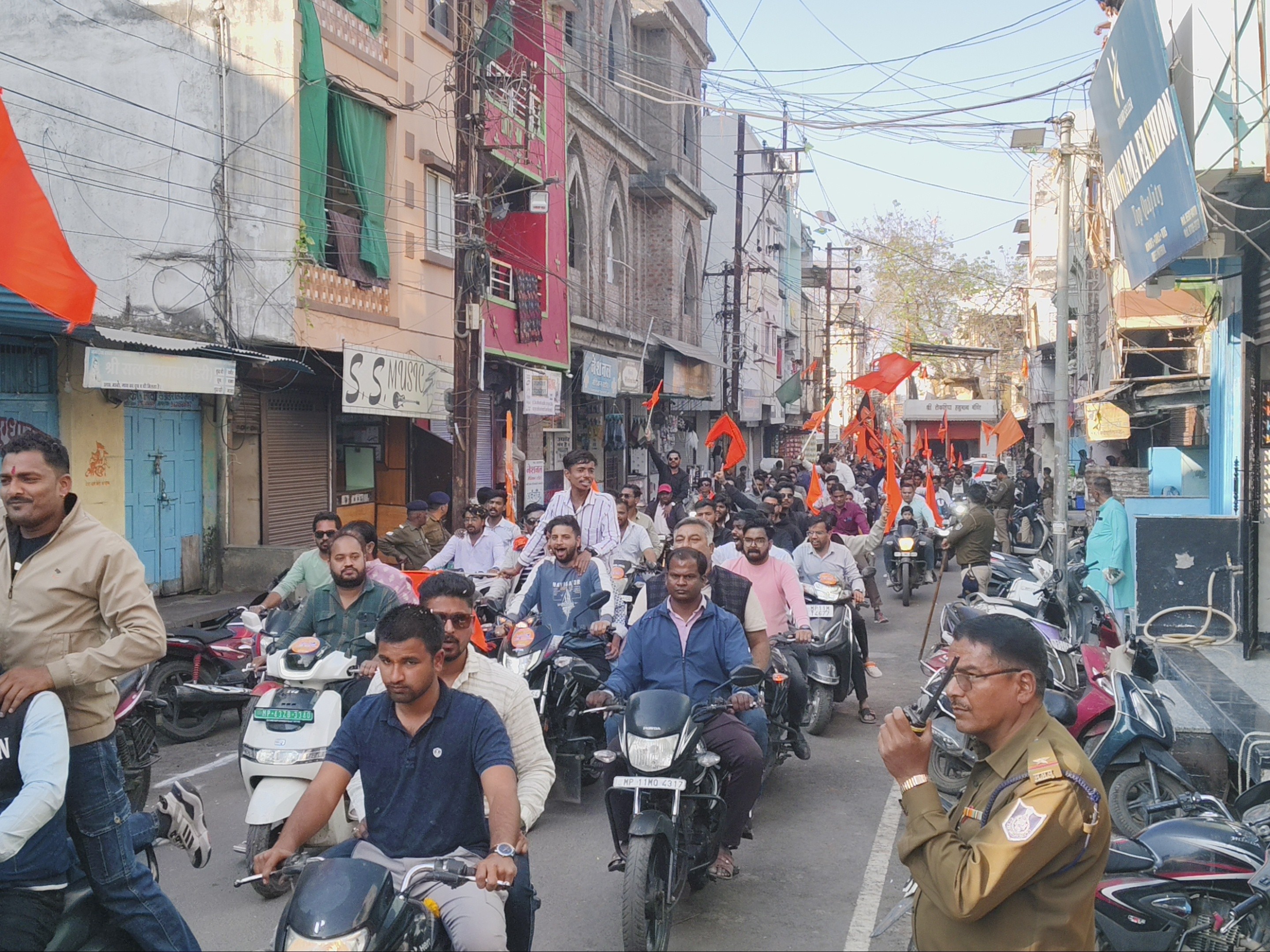 Puj Rally Dhar Bhojshala Basant Panchami Puja Demand | Vahan Rally