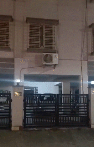 कोलकाता के न्यू टाउन इलाके में वो अपार्टमेंट, जहां एमडी ड्रग तस्कर रमेश विश्नोई फरारी काट रहा था।