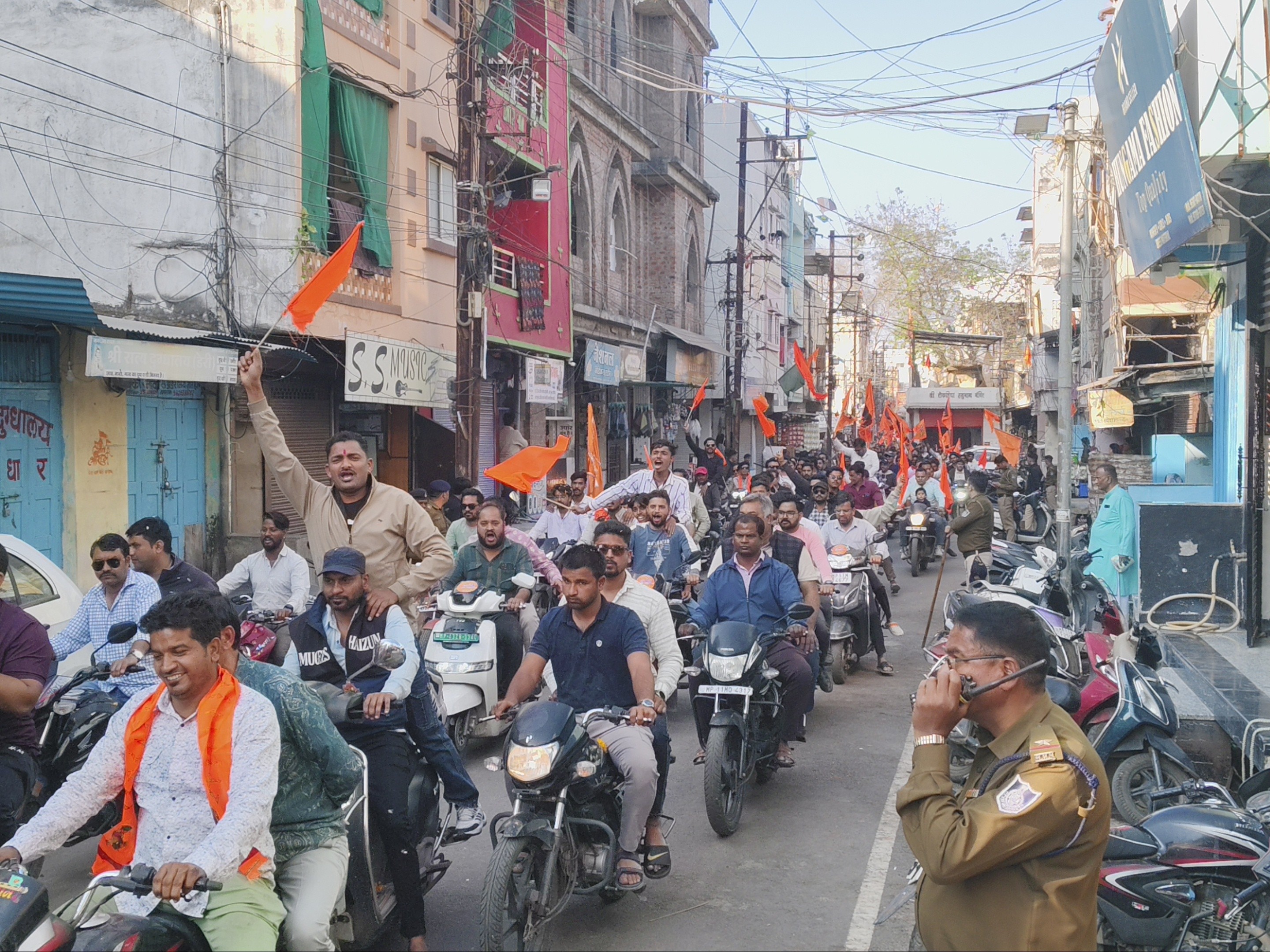 Puj Rally Dhar Bhojshala Basant Panchami Puja Demand | Vahan Rally