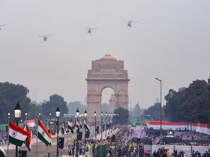 दिल्ली में 26 जनवरी को गणतंत्र दिवस पर  कर्तव्य पथ पर परेड में कम से कम 30 झांकियां निकलेंगी। - Dainik Bhaskar
