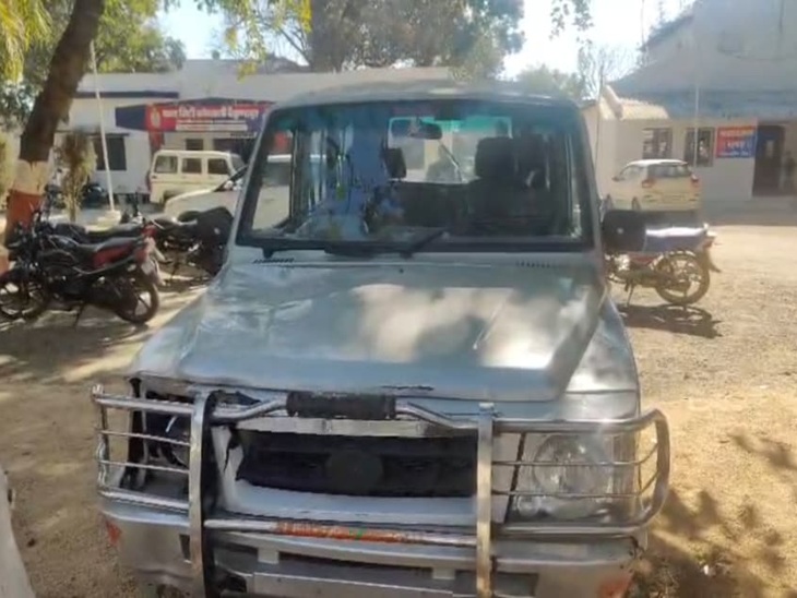 पुलिस ने जब्त की टाटा सूमो वाहन