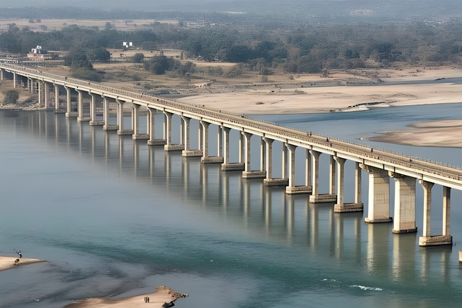 बागमती नदी पर बने इसी पुल का उद्घाटन करेंगे मुख्यमंत्री।