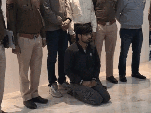 ANTF टीम की गिरफ्त में आरोपी ड्रग माफिया रमेश विश्नोई।