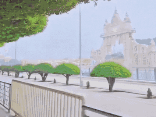 आनंदपुर धाम के निर्माण में संगमरमर का इस्तेमाल किया गया है।