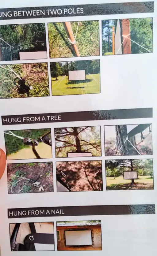 ग्रामीणों को इस तरह के प्रेजेंटेशन दिखाए जाते थे।