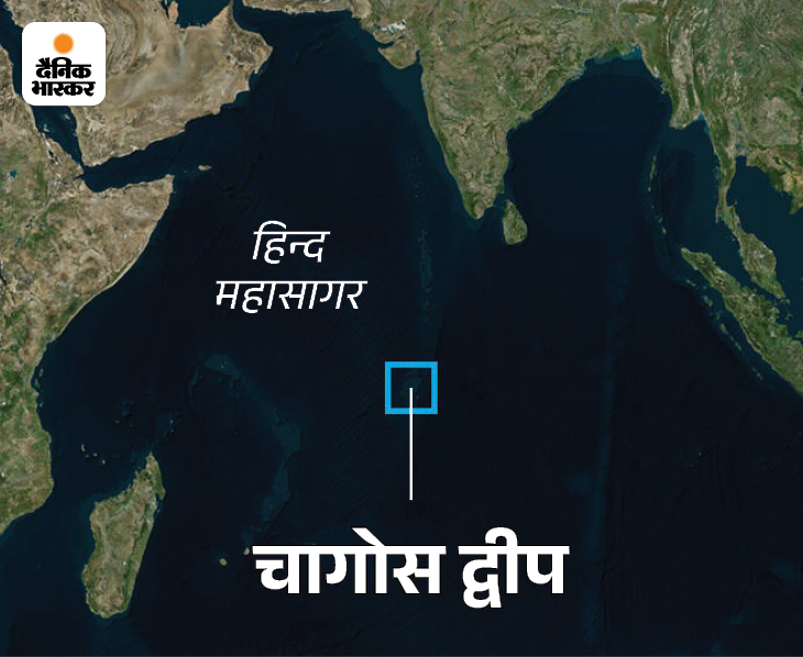 Diego Garcia Island is part of the Chagos Islands in the Indian Ocean.