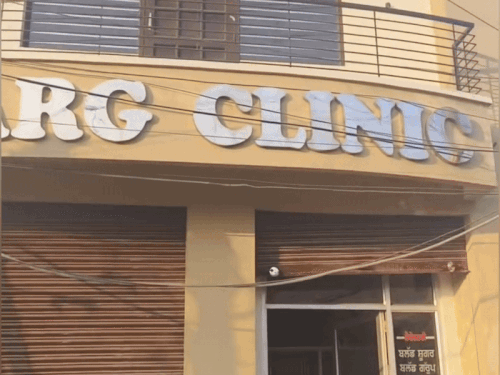 जगराओं में एक क्लिनिक से चोर नकदी और डीवीआर चुराकर फरार। -