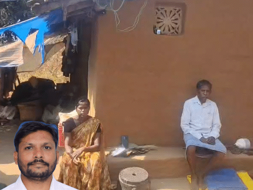 पत्नी का गला काटकर फांसी के फंदे से लटका पति। पत्नी की मौत, पति का इलाज जारी। - Dainik Bhaskar