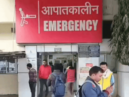 After consuming poison, Pankaj was brought to Badshah Khan Civil Hospital.