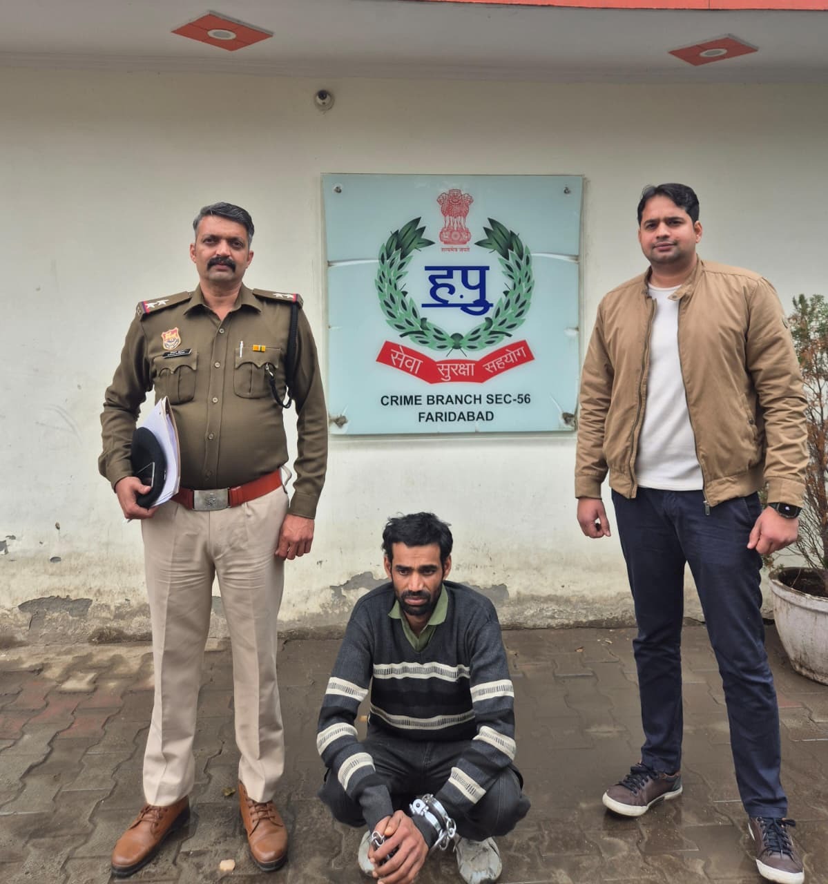 Accused father in custody of Sector 56 Crime Branch. He has been taken on one day remand.