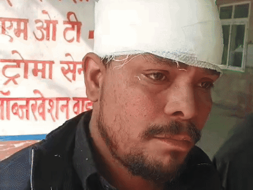 सभी घायलों के आई सिर में चोट।