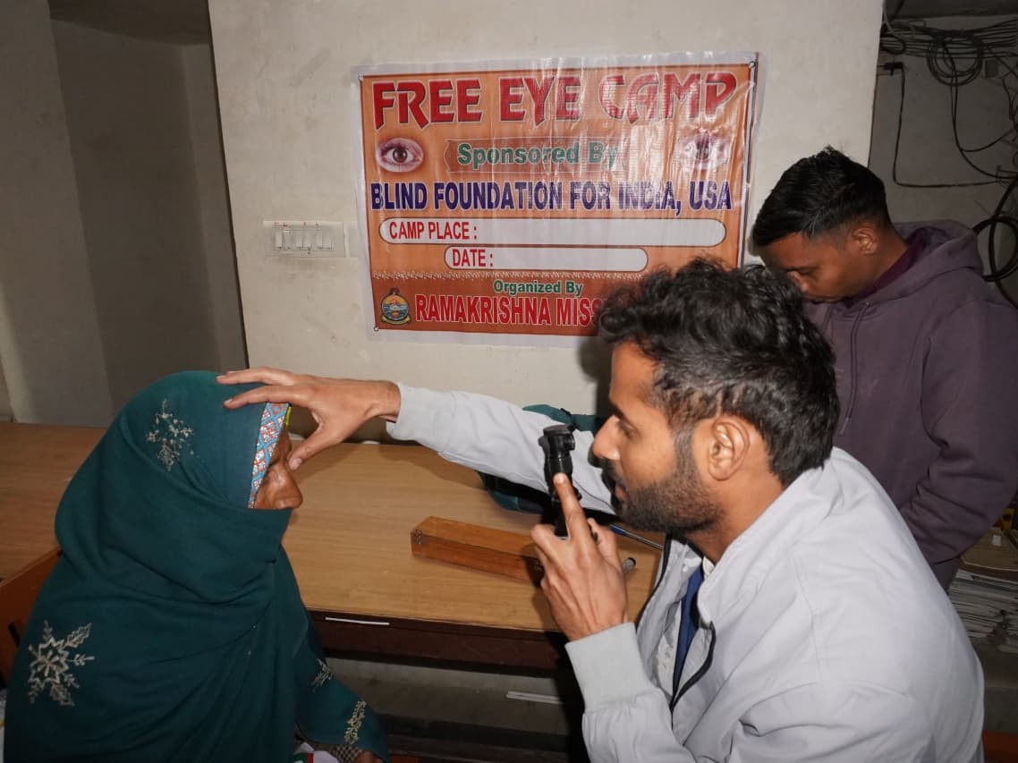 शिविर में 89 लोगों की आंखों की जांच की गई।