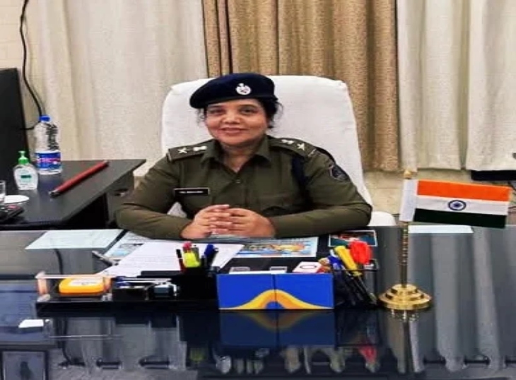 एसपी श्वेता श्रीवास्तव सिन्हा को सराहनीय सेवा पदक