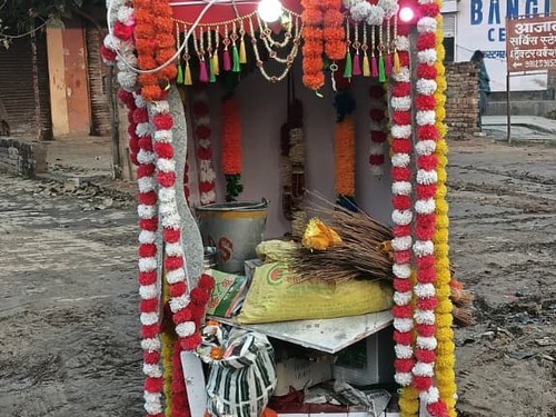 कैथल के ढांड कस्बे में निकाली जा रही थी प्रभात फेरी।