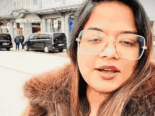 रोहिणी ने उस जगह का वीडियो-फोटो भी शेयर किया है, जहां भारत का झंडा ही नहीं है।