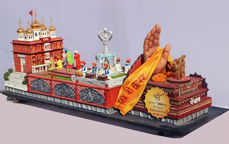 This tableau of Punjab will be shown in Delhi.