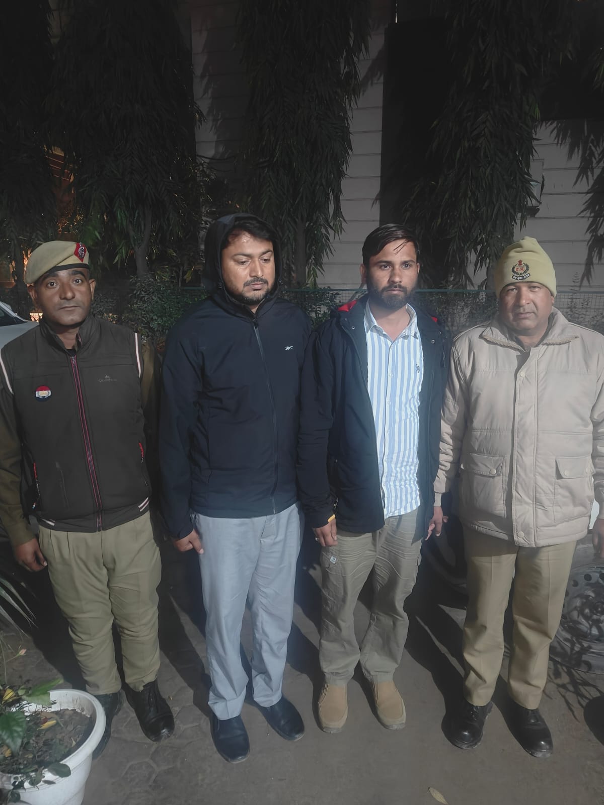 गुरुग्राम में हिंदू युवती से शादी कर जबरन धर्म परिवर्तन करवाने के मामले में अरेस्ट आरोपी।