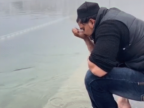 गोल्डन टेंपल के सरोवर में युवक ने कुल्ला किया, इस पर गैंगस्टर शहजाद भट्टी ने नाराजगी जताई।