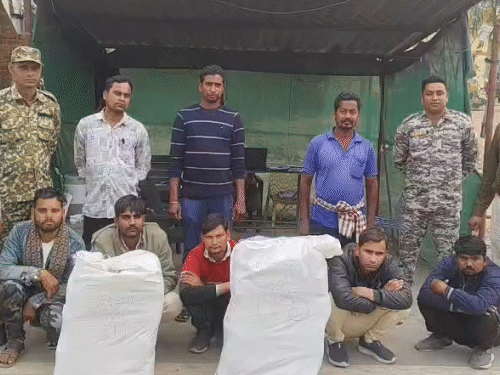 महासमुंद में गांजा तस्करी करते पकड़ाए आरोपी।