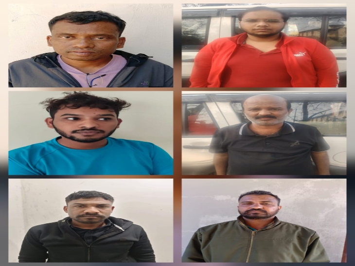 महासमुंद जिले में गांजा तस्करी करते पकड़े गए आरोपी।