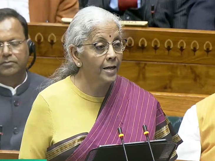 संसद में 2026-27 का आम बजट पेश करतीं केंद्रीय वित्त मंत्री निर्मला सीतारमण।