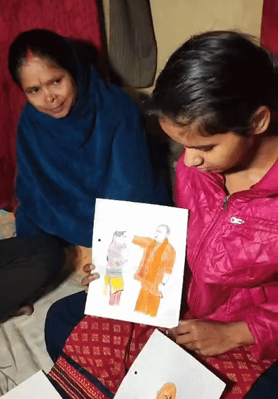 आपरेशन होने के बाद खुशी ने CM की कई तस्वीरें बनाई हैं। जो वह योगी जी को भेंट करना चाहती है।