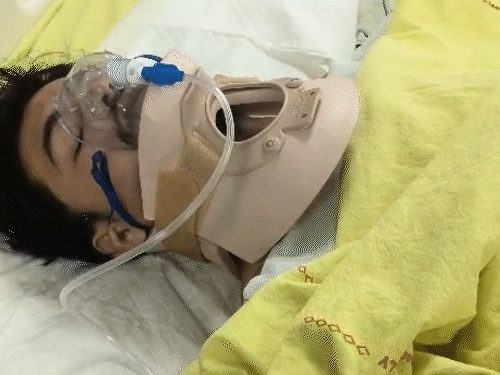 घायल होने के बाद उजैर को अस्पताल में भर्ती कराया गया था।