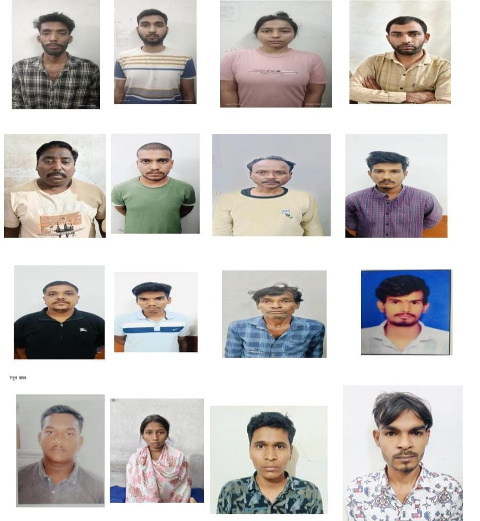 अपने बैंक एकाउंट को साइबर अपराधियों को देने वाले सभी गिरफ्तार।