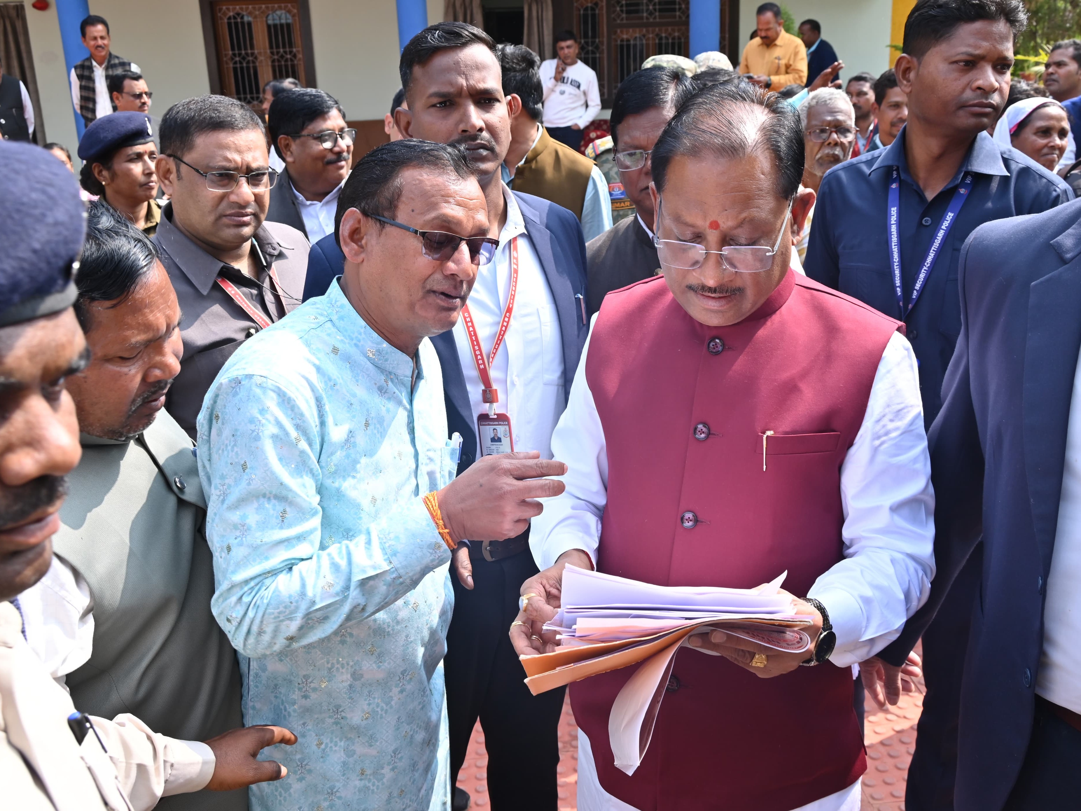 CM Vishnu Deo Sai Hears Public Grievances at Jashpurs Bugia Jan Adarsh