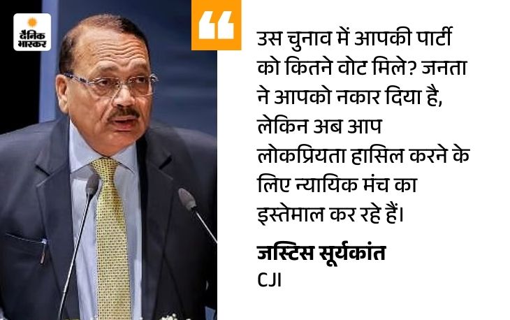 ‘जनता ने नकारा तो कोर्ट का इस्तेमाल कर रहे’:  SC की प्रशांत किशोर को फटकार, पूछा- आपकी पार्टी को कितने वोट मिले – Patna News