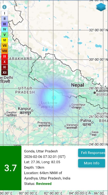 भूगर्भ विज्ञान विभाग ने यह आंकड़ा जारी किया है।