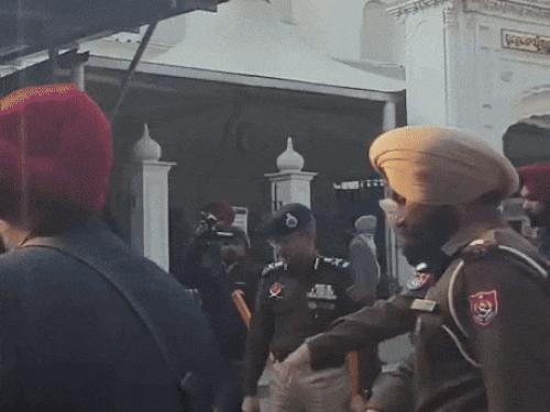 घटनास्थल पर पहुंचे पंजाब के DGP गौरव यादव।