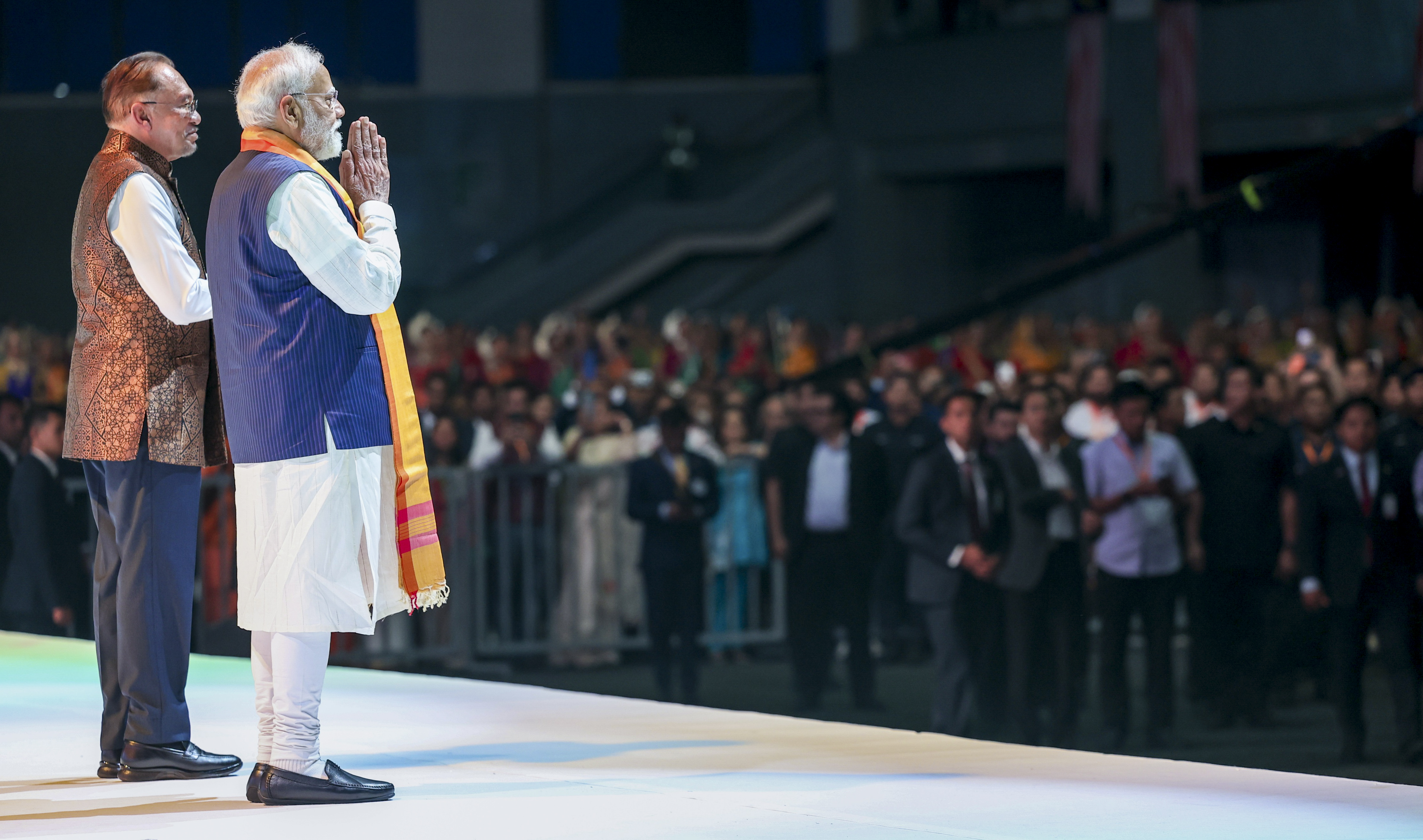 पीएम मोदी ने मलेशिया में भारतीय मूल के लोगों को संबोधित किया।