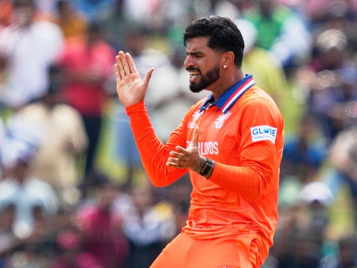 आर्यन दत्त ने दो पाकिस्तानी बैटर्स को पवेलियन भेजा। - Dainik Bhaskar