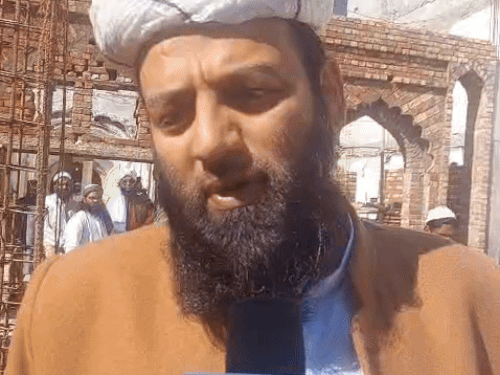 शाही इमाम पंजाब उस्मान लुधियानवी मामले के बारे में बताते हुए।