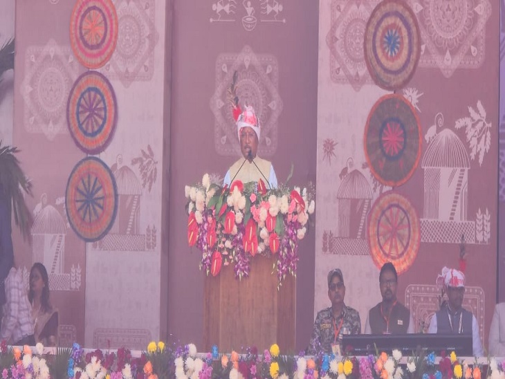 सीएम साय बोले- 45 साल तक नक्सलवाद से प्रभावित रहे क्षेत्र में अब शांति स्थापित हुई है।