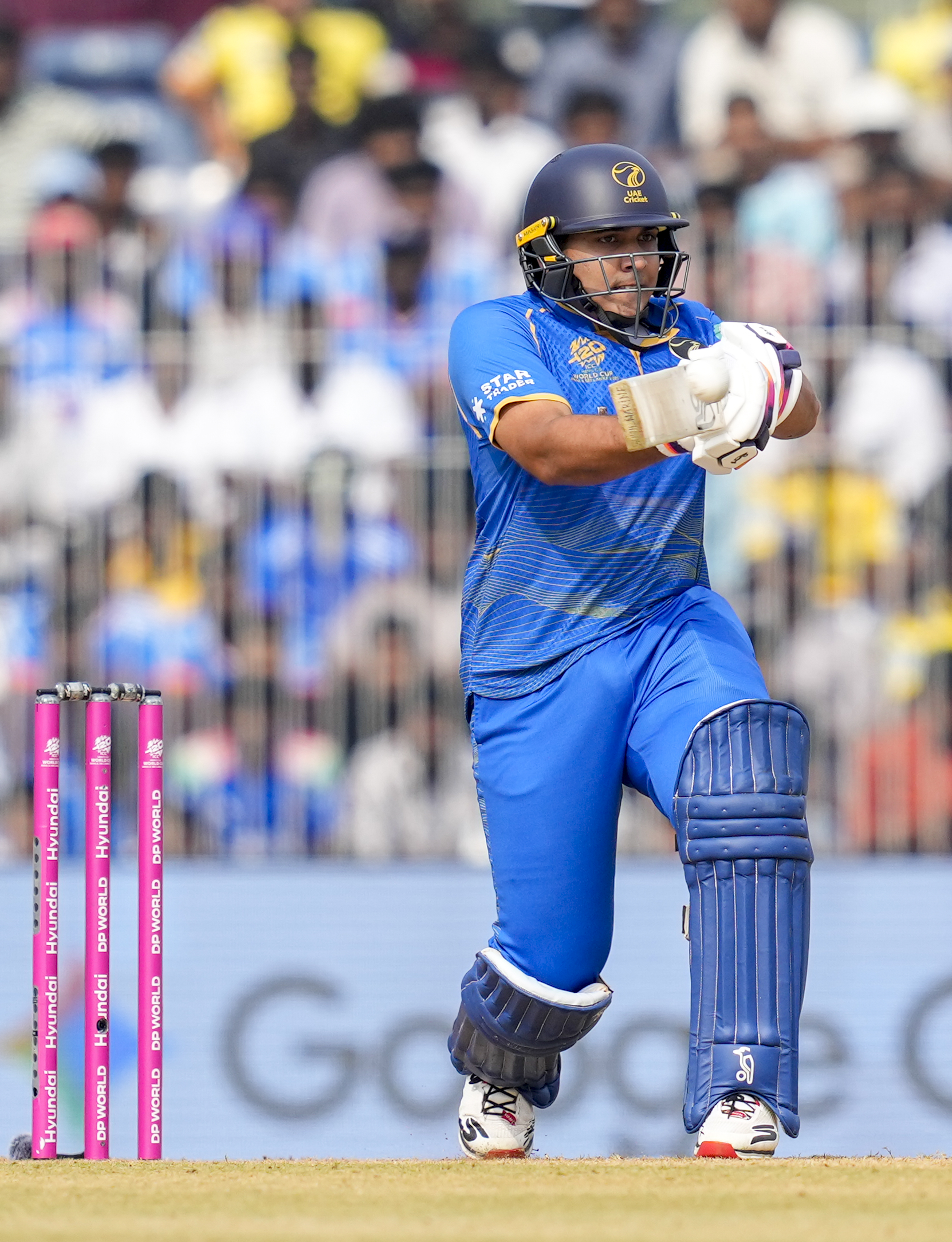 शराफू ने 39 बॉल पर फिफ्टी भी लगाई।