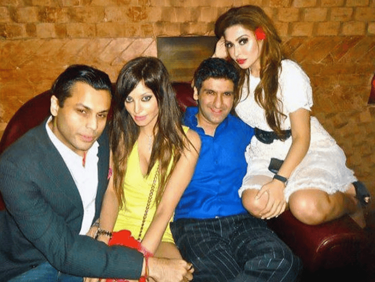 बिजनेसमैन गौतम वोरा के साथ सिमरन सूद।