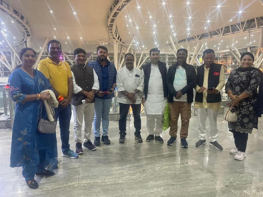 छत्तीसगढ़ के जिला अध्यक्ष दिल्ली पहुंचे हुए हैं।