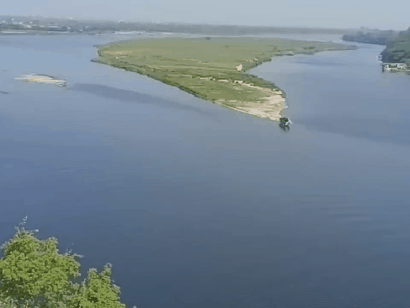 यमुना नदी का दृश्य