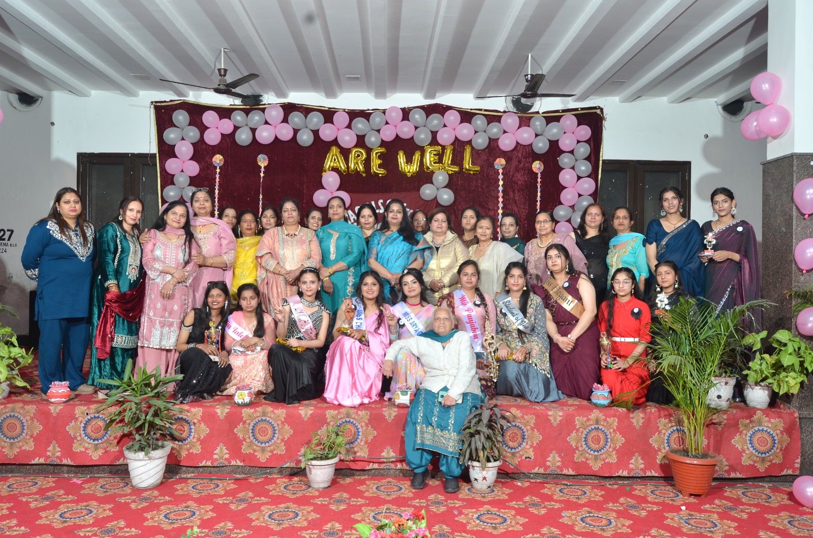 Arya Girls Senior Secondary School organised a farewell party for the ...