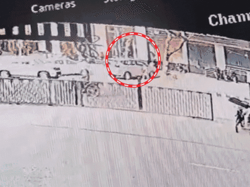 CCTV में भागते दिखे थे दो हमलावर।