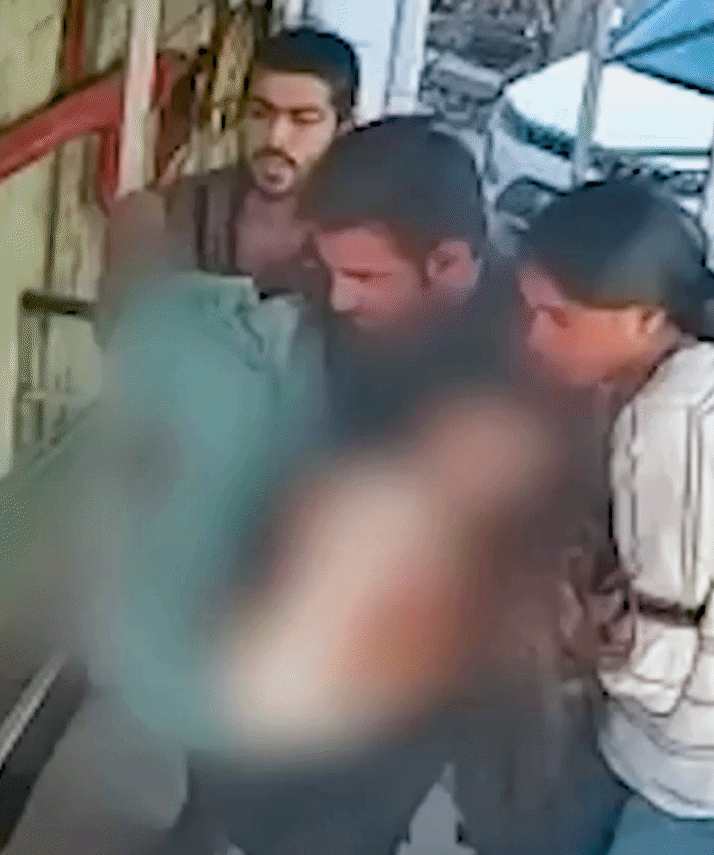 हॉस्पिटल का सीसीटीवी फुटेज।