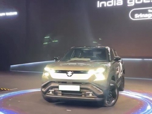 मारुति की ई-विटारा में ऑल व्हील ड्राइव का ऑप्शन मिलेगा। - Dainik Bhaskar